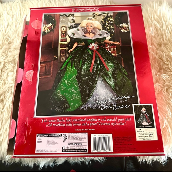 1995 Vintage NIB Happy Holidays Limited Edition Barbie - Picture 5 of 12